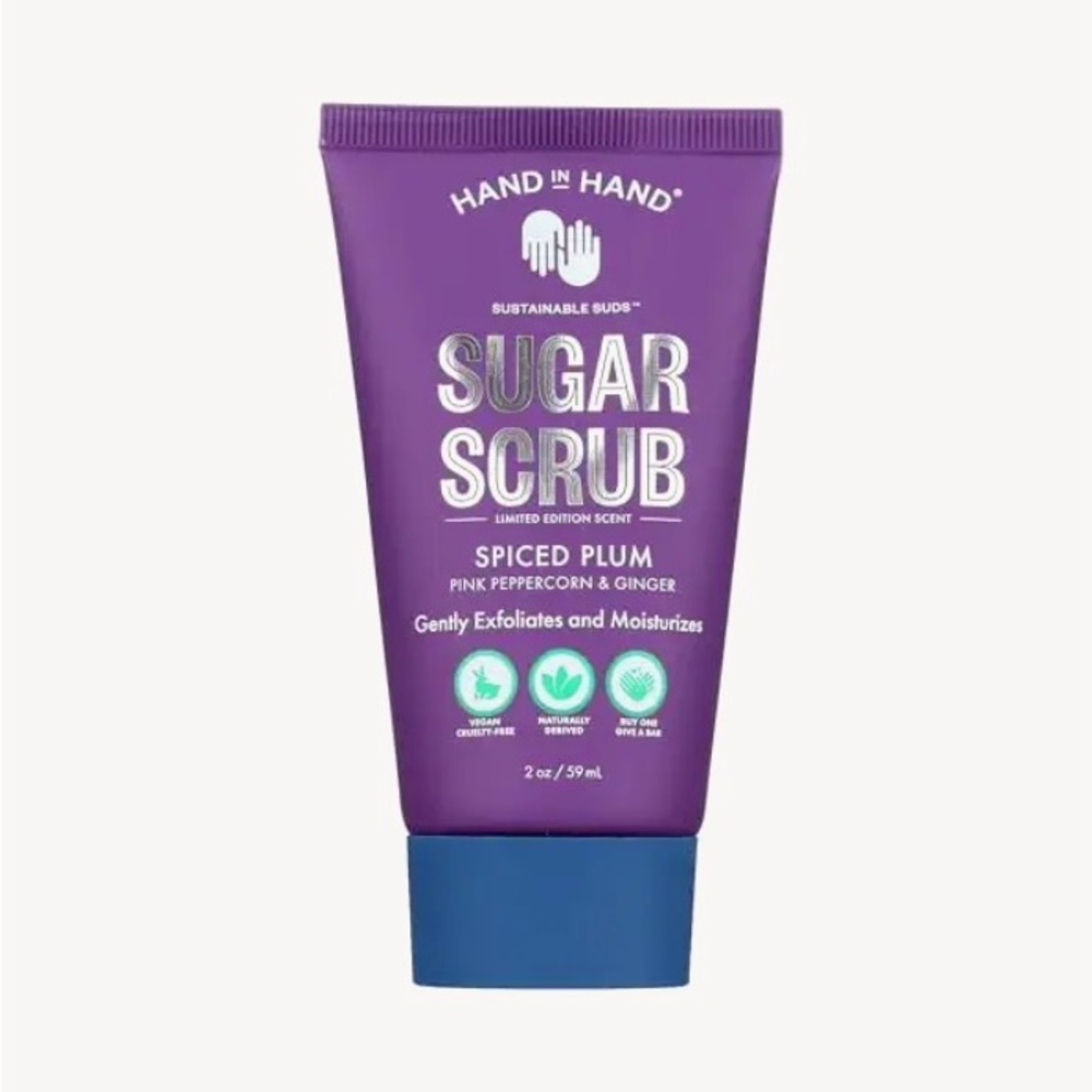 Hand in hand Sugar Scrub - Spiced Plum pink peppercorn & ginger